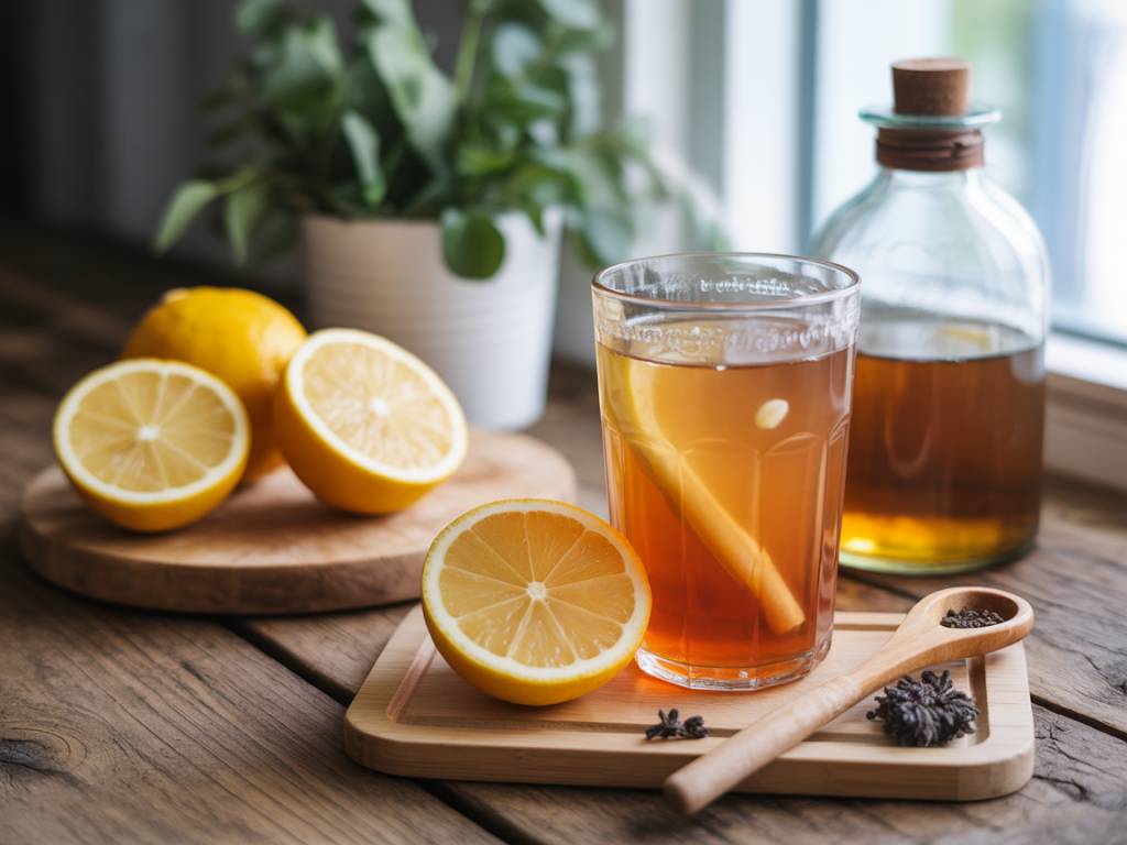 Bienfait kombucha gingembre : énergie, digestion et immunité au naturel