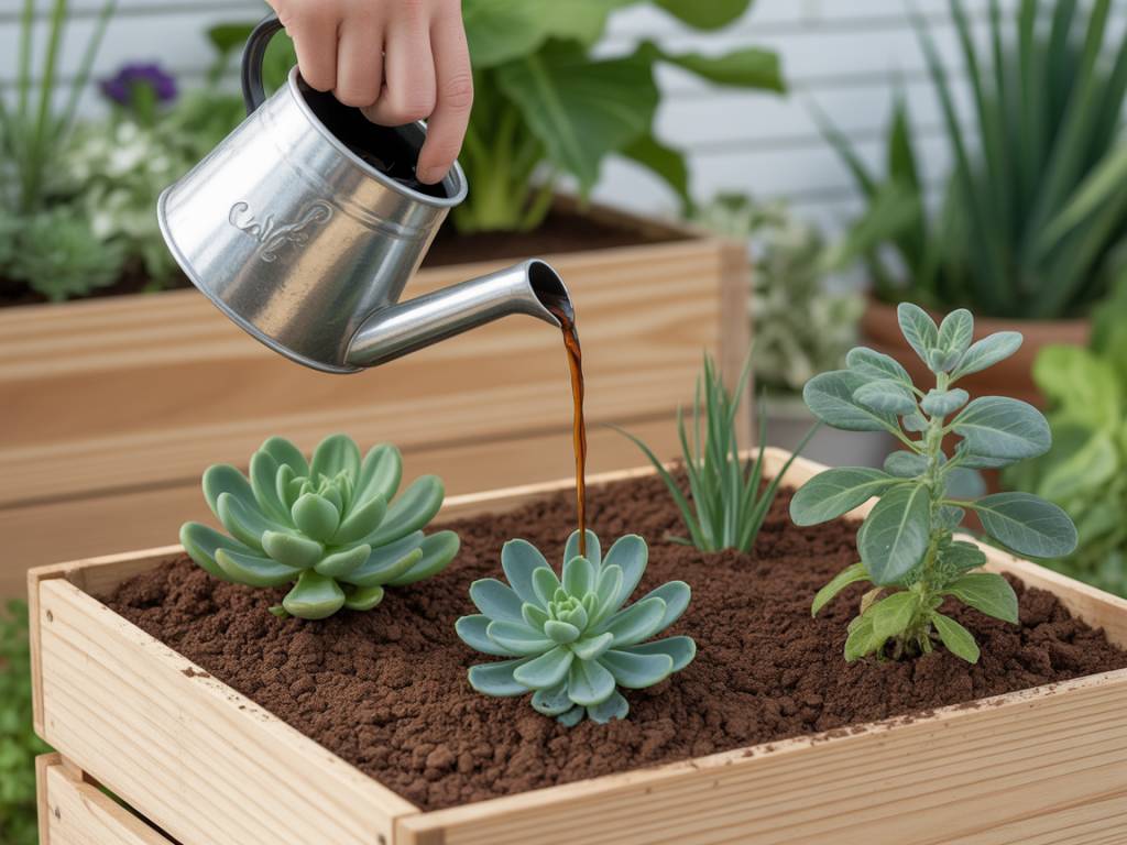 Marc de café pour quelles plantes : optimiser vos déchets pour un jardin sain