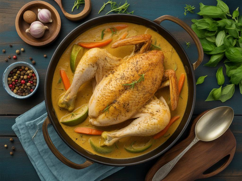 Sauté de volaille au curry : recette bio aux épices réconfortantes