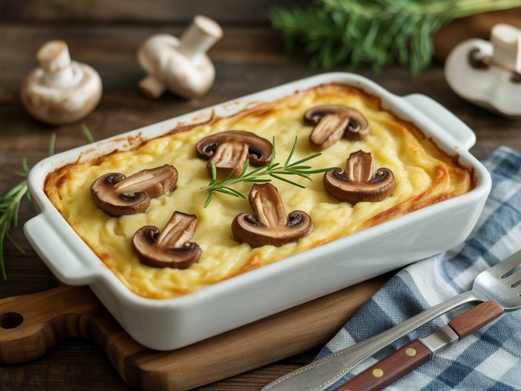 Gratin dauphinois aux champignons : version automnale, savoureuse et responsable